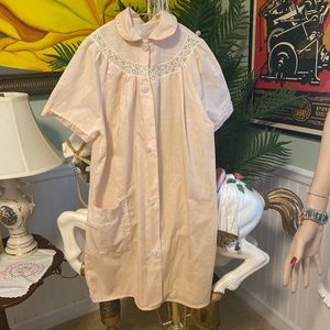 Vintage light peach housecoat